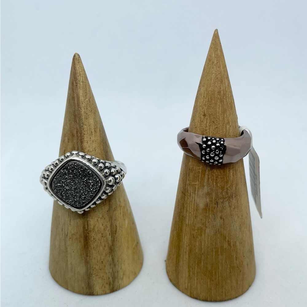 Michael Dawkins Sterling Silver Rings Size 8 and Size 5